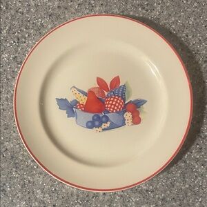 Universal Cambridge Calico Fruit Dessert Plate